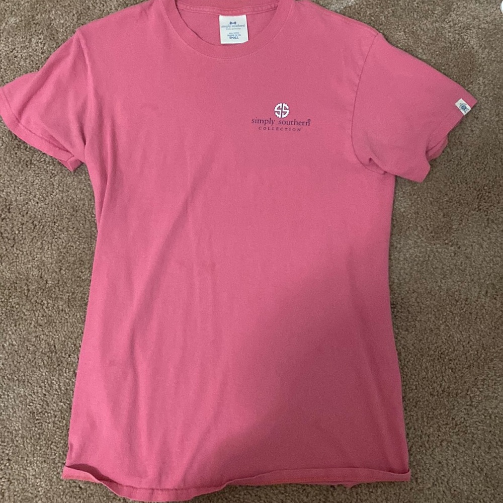 Simply Southern Pink Beachy T shirt
